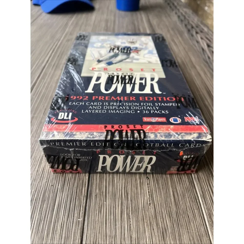 1992 PRO SET POWER FOOTBALL PREMIERE EDITION FACTORY SEALED BOX
